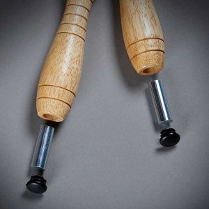 Скакалка с деревянными ручками для бокса, со съемными утяжелителями OUTSHOCK