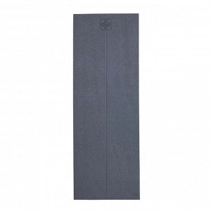 Коврик для мягкой йоги 8 мм серый confort kimjaly