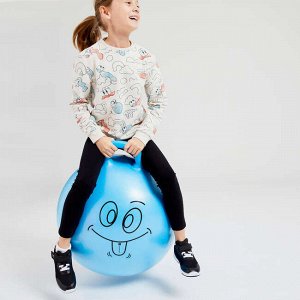 Легинсы детские для девочек 100 Baby Gym черные DOMYOS