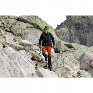 Пуховик для треккинга в горах с температурой комфорта -10°c мужской trek 500 forclaz