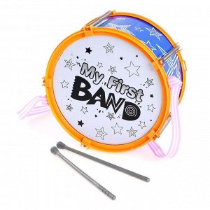 Игрушка музыкальная барабан «Бэнд», цвета МИКС