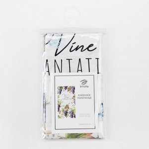 Полотенце «Этель» Vine plantation, 40x73 см, 100% хлопок, саржа 190 г/м²