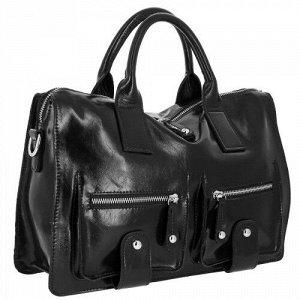 Женская кожаная сумка 1335 BLACK