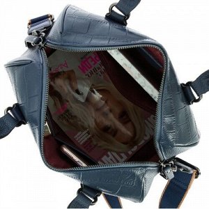 Женская кожаная сумка 55309 BLUE