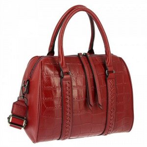 Женская кожаная сумка 55309 RED
