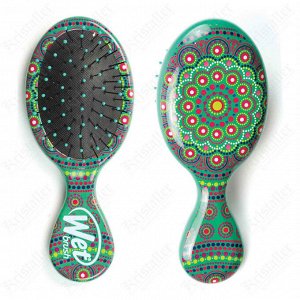 Расчёска для спутанных волос, Wetbrush Mandala Green Mini