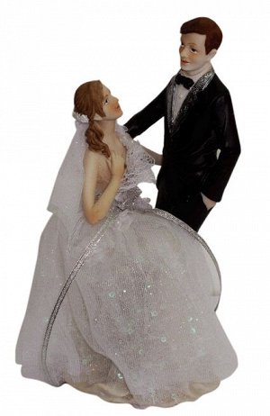 Жених с невестой-статуэтка (10*8*21см) FL-39593