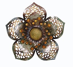 Декор из металла "Цветок" (29*5*29см) ZS-36420