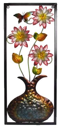 Декор из металла "Цветы в вазе" (31*4*74см) DM-40221