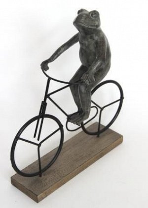 Лягушка на велосипеде (32*8*28см) FS-53076