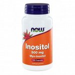 NOW Inositol 500 мг, 100 капс