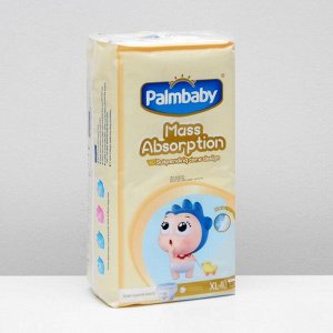 Подгузники-трусики Palmbaby XL (12+кг), по японской технологии, 40 шт