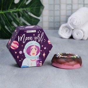 Фигурное мыло пончик Moon girl, пряная корица 73г