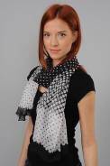 Шелковый шарф размером 160 см на 70 см