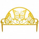 Заборчик пластиковый Бабочки 50*31см LISTOK Арт-01011-Y