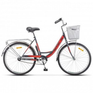 Велосипед 26" Stels Navigator-245, Z010, цвет серый/красный, размер 19"