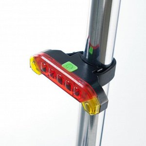 Набор велосипедных аккумуляторных фонарей: передний 5 Вт, 1200 mAh, задний 7 режимов, 600 mAh, от US