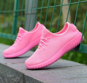 Женские кроссовки, цвет розовый