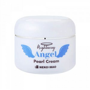 Отбеливающий крем для лица с жемчужным порошком Angel Pearl Cream [Neko:MAO], Ю.Корея