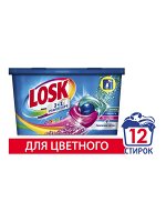 Капсулы для стирки ЛОСК КОЛОР 12 шт
