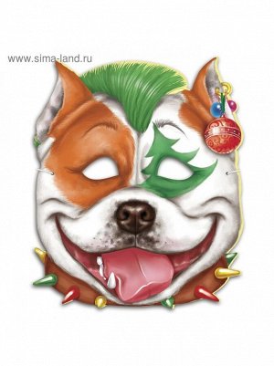 Маска Питбуль карнавальная
