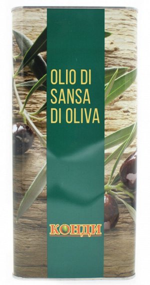 Масло оливковое рафинированное Санса 5 л ж/б Конди