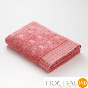 Полотенце махровое LoveLife Square, 70х130 см, цвет пыльно-розовый
