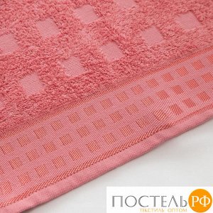 Полотенце махровое LoveLife Square, 70х130 см, цвет пыльно-розовый