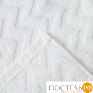 Полотенце махровое LoveLife "Zig-Zag" 70*130 см, цв. снежно-белый,100% хл, 360 гр/м2 5032632