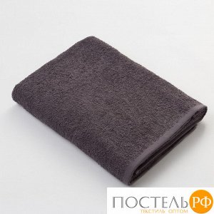 Полотенце махровое «Экономь и Я», размер 70х130 см, цвет серый