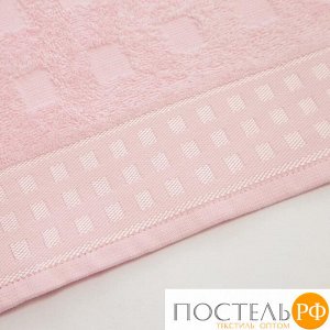 Полотенце махровое LoveLife Square, 50х90 см, цвет нежно-розовый