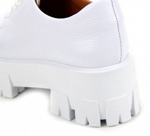 Туфли натуральная кожа Белый