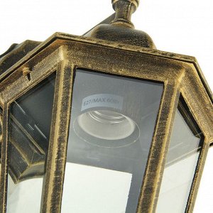 Светильник TDM 6060-12 садово-парковый шестигранник, 60Вт, вниз, бронза, SQ0330-0012