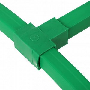 СИМА-ЛЕНД Каркас парника, 8 x 1 x 1 м, пластиковая профильная труба 22 x 22 мм, зелёный