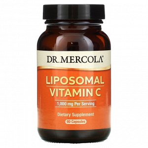Dr. Mercola, липосомальный витамин С, 1000 мг, 60 капсул