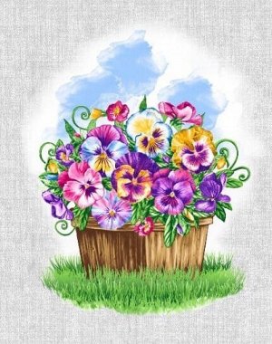 Полотенце рогожка кухонное " виола"