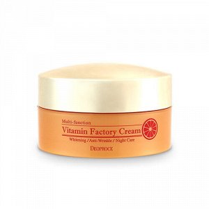 DEOPROCE VITAMIN FACTORY CREAM 100g Крем ночной омолаживающий 100г