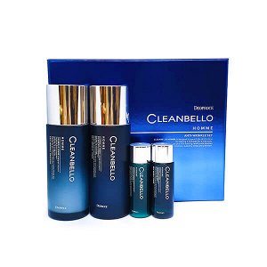 Deoproce cleanbello homme anti-wrinkle set/мужской бьюти-сет с гидролизованным коллагеном