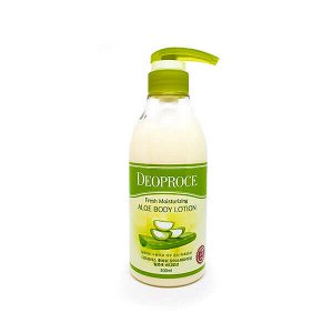 Deoproce fresh moisturizing aloe body lotion 500ml лосьон для тела с алоэ
