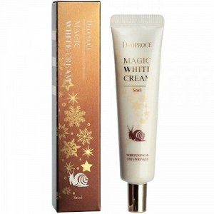 DEOPROCE MAGIC WHITE CREAM SNAIL 40ml Крем для лица с экстрактом муцина улитки 40мл