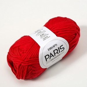 Пряжа "Paris" 100% хлопок 75м/50гр (12 красный)
