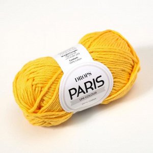 Пряжа "Paris" 100% хлопок 75м/50гр (14 жёлтый)