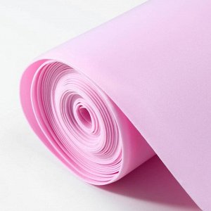 Пенополиэтилен флористический 2 мм, бледно-розовый, рулон 1х10 м