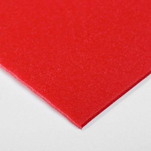 Пенополиэтилен флористический 2 мм, красный, рулон 1х10 м