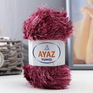 Пряжа "Травка Ayaz" 100% полиэстер 140м/100гр (1569 черничный)