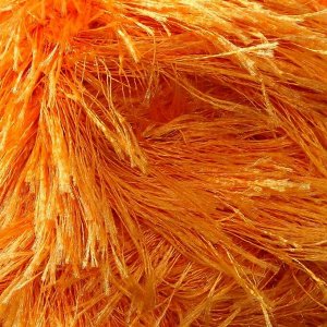 Пряжа "Травка Ayaz" 100% полиэстер 160м/100гр (1979 оранжевый)
