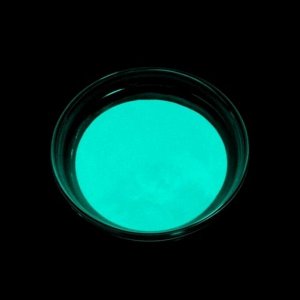 Декоративный пигмент LU*ART Pigment, 35 г, светящийся, сине-зелёный