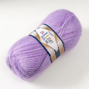 Пряжа для вязания спицами, крючком ALIZE, Angora real 40, 60% акрил, 40% шерсть, 430 м/100 г, (146)