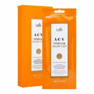 LADOR AVC VINEGAR HAIR CAP 30gr.  AVC маска-шапка для волос с яблочным уксусом 30гр