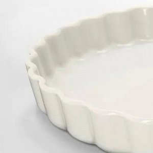 VARDAGEN ВАРДАГЕН Форма для открытого пирога, белый с оттенком32 см